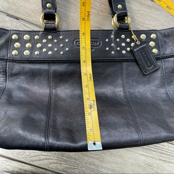 Coach Leather Hobo Shoulder Bag - Picture 12 of 14